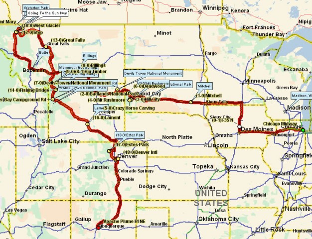 Our Route