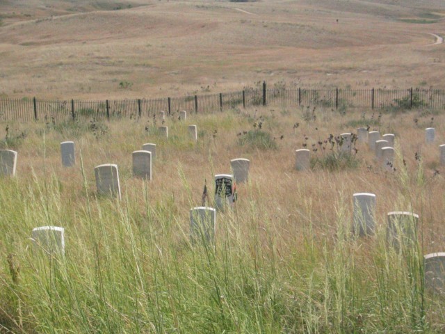 Where Custer fell