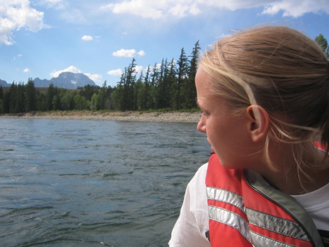 Callie comtemplates the scenery
