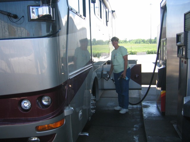 The first fill up