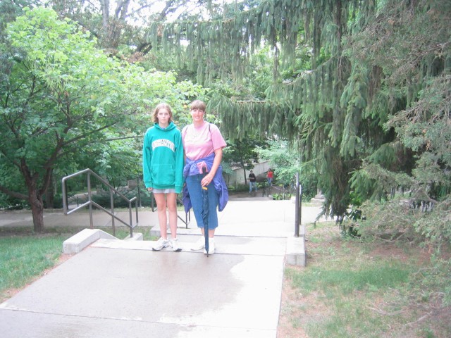 Janelle and Corinne at ISU