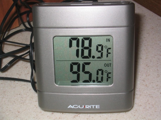 It was hot