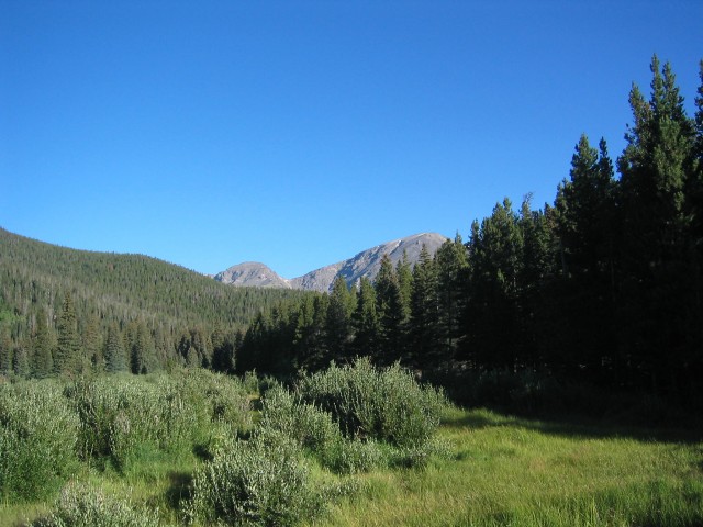 Entering the park