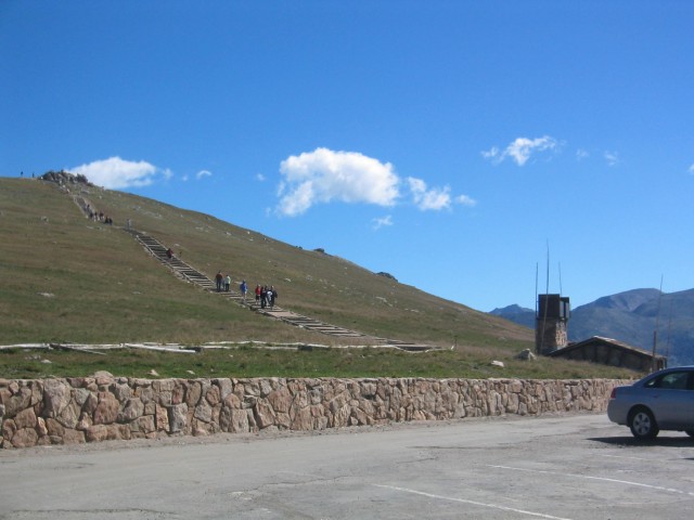 Trail outside the visitors center
