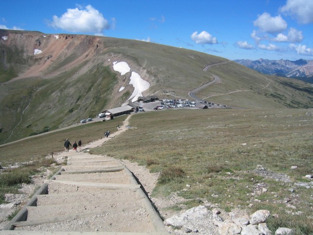 From the top of the trail
