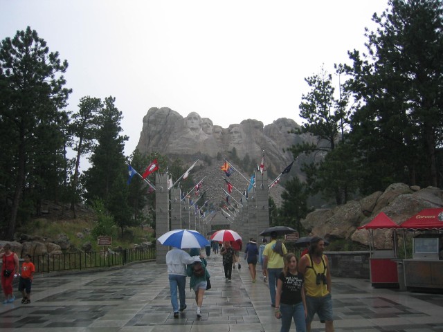 First View of Mt. Rushmore