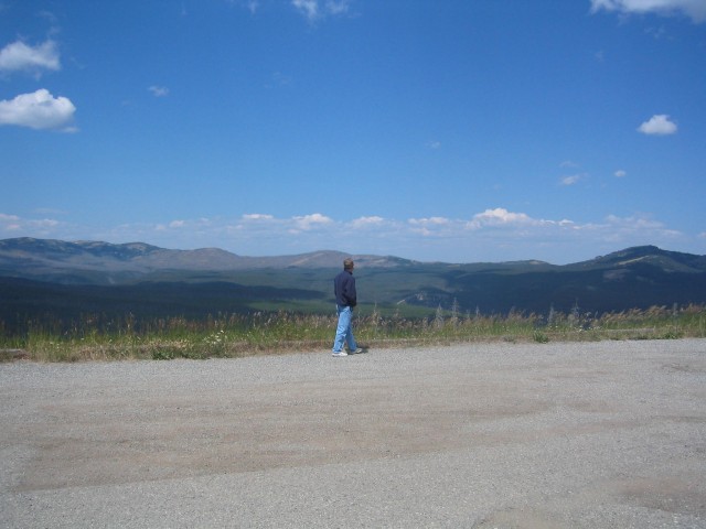 Doug alone at 9000 feet